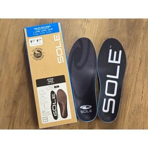 SOLE Active Thick Custom Footbed Insoles Mens 7 Womens 9 Moldable Arch Support